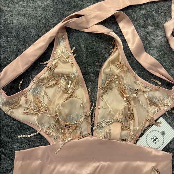 Sequin Fringe Mini Dress - Picture 4 of 5